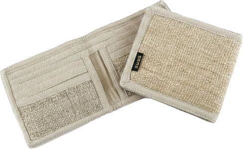 manakamana Hemp Wallet, Natural Beige, Eco Material, Compact Bifold Design in Saudi Arabia