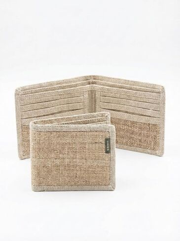 manakamana Hemp Wallet, Natural Beige, Eco Material, Compact Bifold Design in Saudi Arabia
