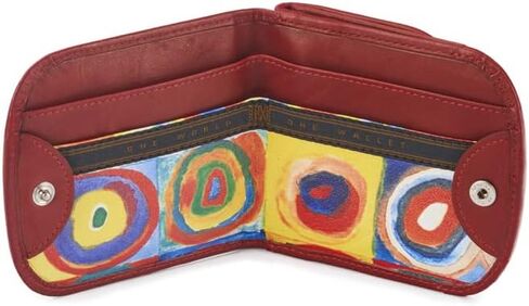 Taxi Wallet® TW04-KANDINSKY - Soft Leather - Compact, Front Pocket Folding Wallet - For Cards, Coins, Bills, ID (Men & Women) in Saudi Arabia