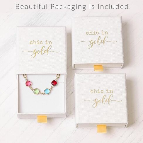 Personalized Birthstone Necklace for Mom, Women, Custom Engraved 14k Gold Filled or Sterling Silver, Multiple Birthstones & Kids Names, Mother's Day, Christmas, Holiday Jewelry Gift, Grandma, Wife in Saudi Arabia