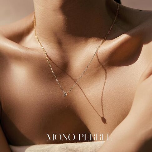 Gold Necklaces Set - Tarnish Proof and Hypoallergenic Layered Thick Gold-Plated Necklaces with Optional Finest Cubic Zirconia Stone- Extension, Strong Lobster Hook, White or 18K Yellow Gold in Saudi Arabia
