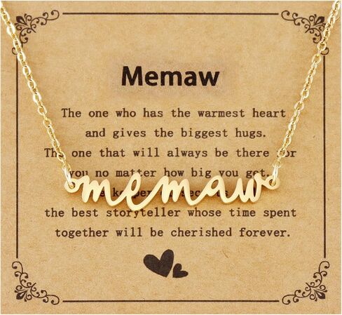 هدايا لقلادة Memaw النسائية من أفضل مجوهرات Memaw في العالم in Kuwait