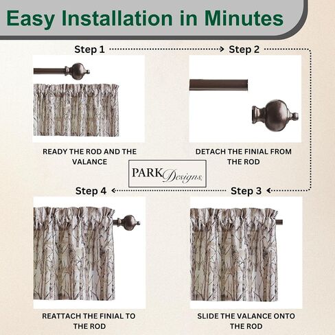 Park Designs Birch Forest Valance 14" L in Kuwait