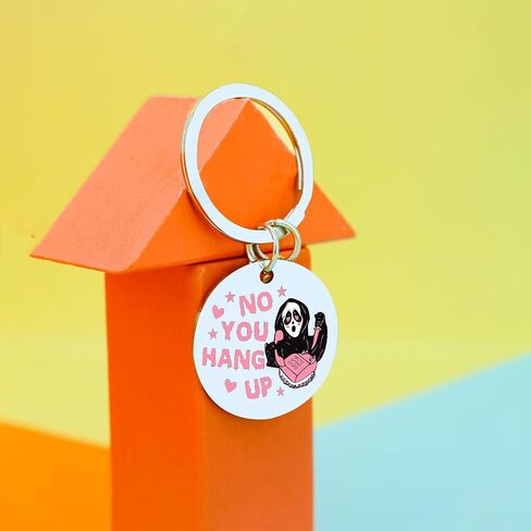 Halloween Gifts for Women Men Teens Ghostface Keychain Ghostface Scream Merch Horror Movie Gifts Skull Accessories Witchy Stuff Pink Horror Gift Boo Baskets Ideas Spooky Basket Stuffers in Saudi Arabia