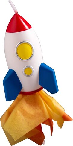 Rocket Birthday Candle Cake Topper in Saudi Arabia