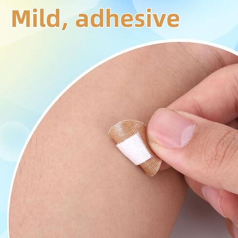 120pcs Round Bandages, 25mm/0.98in Elastic Fabric Round Spot Adhesive Bandage Skin Friendly for Nose Hands Face & Sensitive Skin in Kuwait
