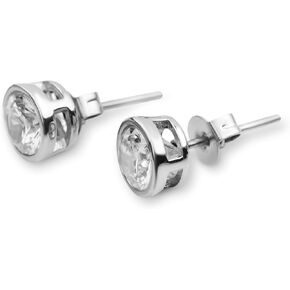 Waterproof Stud Earrings for Women | Hypoallergenic Earrings | Gold Plated Studs | Silver Studs | 18K Gold PVD Plated | Tarnish Free Jewelry | Cubic Zirconia Earrings in Saudi Arabia