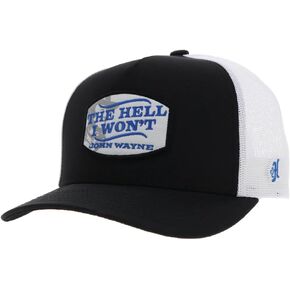 HOOEY John Wayne Trucker Hat - Adjustable Snapback, Breathable Mesh Baseball Cap in Kuwait
