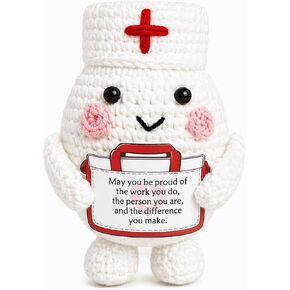 Nurse Week Gifts for Women Funny Appreciation Gift for RN Graduation Crochet for Her Him Inspirational Nurse Gift for Nurses Birthday Christmas Motivational Keepsake for Nursing Students Positive in Kuwait