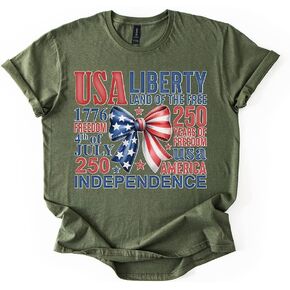 USA 250th Independence Day Tee T-Shirt Shirt 1776 2026 4th of July Patriotic Unisex in Saudi Arabia