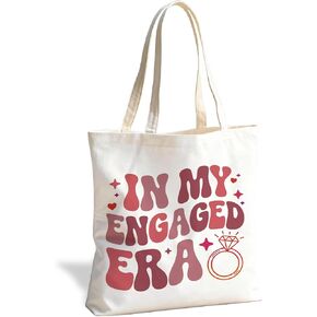 Artistic Reusable Tote Bag, Romantic Elegant Design for Daily Use and Shopping, for Work School Travel Beach in Saudi Arabia