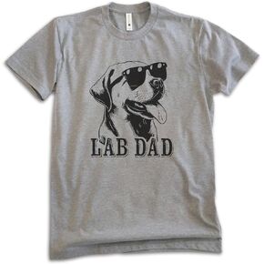 EVERTREE CLOTHING Lab Dad T-Shirt, Unisex Men's Shirt, Labrador Retriever, Lab Owner, Best Dog Dad Gift in Saudi Arabia