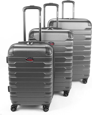 American Flyer Mina 3-Piece Hardside Luggage Set (Coral) in Saudi Arabia