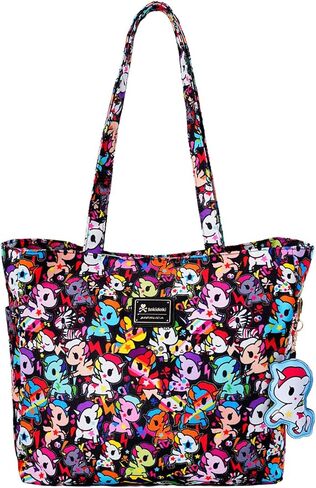 tokidoki Tote Bag for Women Large Shoulder Bag with Unicorno Keychain Cute Tote Handbag for College Work Travel in Saudi Arabia