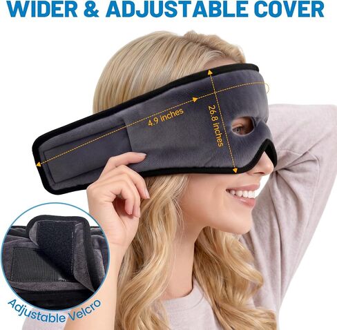 Cordless Heated Face Mask for Sinus Pressure, 2500mAh Rechargeable Face Heating Pad for Sinuses with 4 Heat Levels & 4 Time Settings, Adjustable Portable Electric Warm Compress Sinus Mask (Grey) in Saudi Arabia