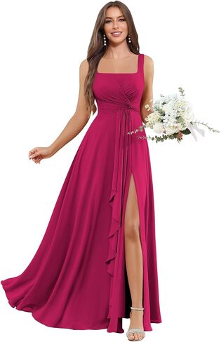 Women's V Neck A-Line Formal Wedding Guest Dresses Long Lantern Sleeves Floor Length Glitter Evening Gowns in Saudi Arabia