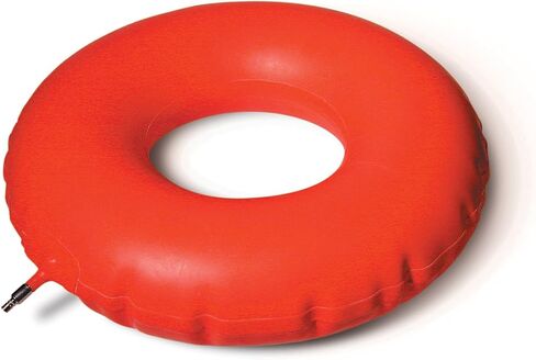 MedPro Inflatable Rubber Invalid Ring Cushion, 16 Inch, Open Ring Center the Helps Distribute Weight Evenly, Sit Comfortably for Extended Periods of Time in Kuwait