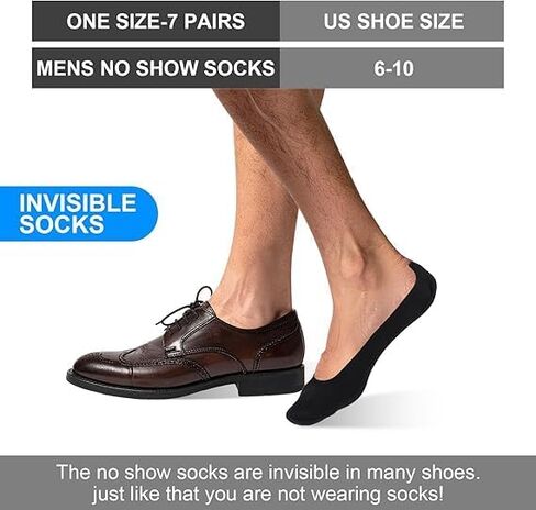 5 Pairs No Show Dress Socks Men Loafer Sock Non Slip Low Cut Liner Socks Casual Thin Invisible Sock for Flat Boat Suitable Mens Festival Gifts Black 9.06 × 3.74 × 0.12 inches Cotton Spandex in Saudi Arabia