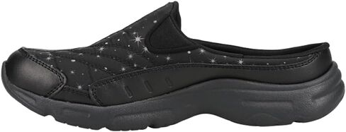 Easy Spirit Womens Sparkle Mules Flats Casual - Black in Kuwait