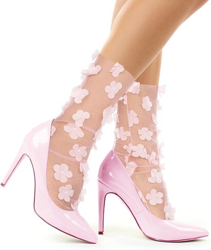 جوارب من Benefeet Sox للسيدات جوارب دانتيل شفافة مضحكة جوارب فضفاضة شبكية لطيفة للفتيات جوارب شفافة شفافة هدايا عيد الميلاد in Kuwait