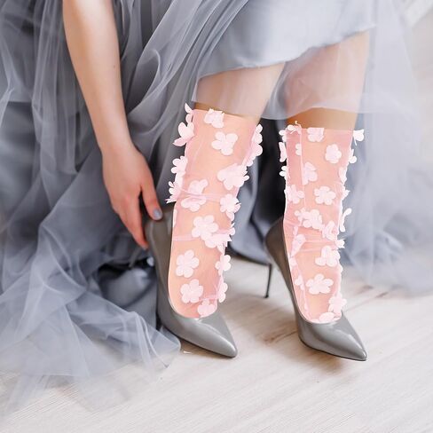 جوارب من Benefeet Sox للسيدات جوارب دانتيل شفافة مضحكة جوارب فضفاضة شبكية لطيفة للفتيات جوارب شفافة شفافة هدايا عيد الميلاد in Kuwait
