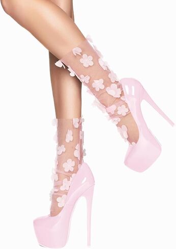 جوارب من Benefeet Sox للسيدات جوارب دانتيل شفافة مضحكة جوارب فضفاضة شبكية لطيفة للفتيات جوارب شفافة شفافة هدايا عيد الميلاد in Kuwait