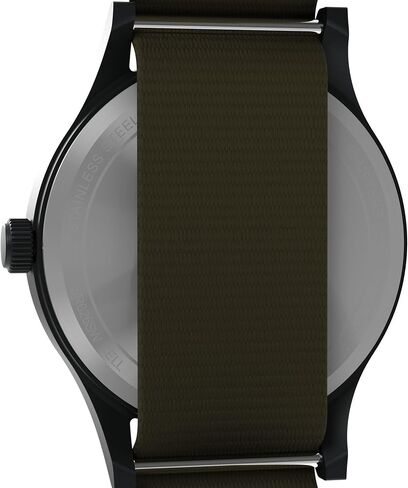 Timex Men's Expedition Scout 36.5mm Watch - Green Slip-Thru Single Layer Green Dial Black Case in Kuwait