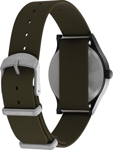 Timex Men's Expedition Scout 36.5mm Watch - Green Slip-Thru Single Layer Green Dial Black Case in Kuwait