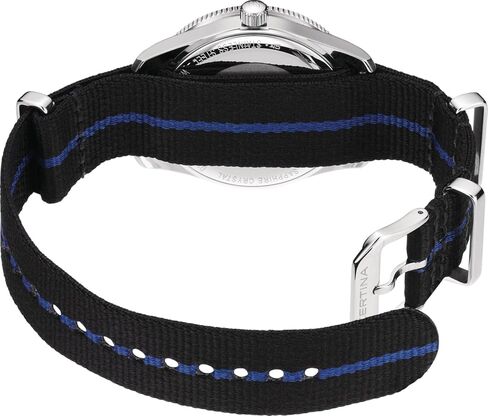 Certina, Mens, DS Heritage Standard, 40.5, mm, Tissu, Quartz, Precidrive, Watch, Blue, Tissu, C0444101804000 in Kuwait