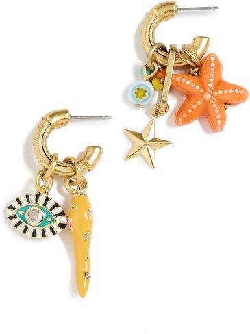 Elizabeth Cole Women's Staryu Earrings, Multi, One Size in Saudi Arabia