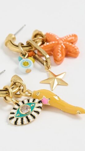 Elizabeth Cole Women's Staryu Earrings, Multi, One Size in Saudi Arabia