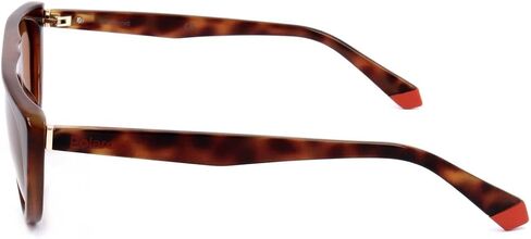 Polaroid Sunglasses Women's PLD 6108/S Polarized Cat Eye Sunglasses, Havana Orange, 54mm, 16mm in Kuwait