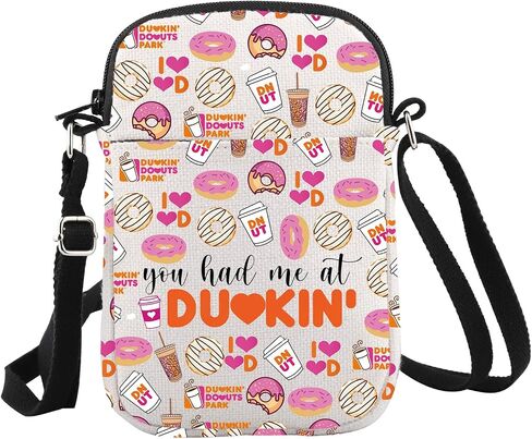 WCGXKO Donuts Lover Gift You Had Me at Crossbody Bag Donut Coffee Gift in Kuwait