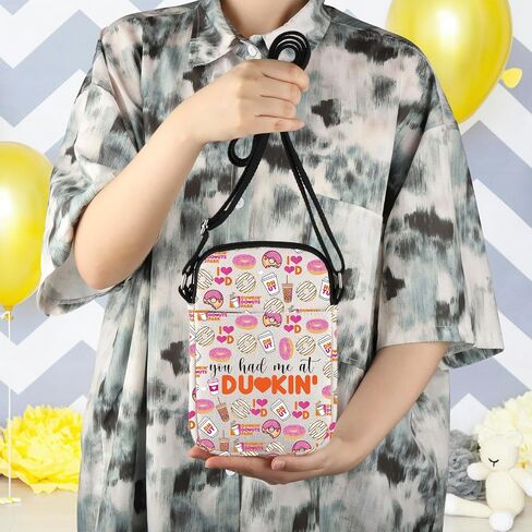 WCGXKO Donuts Lover Gift You Had Me at Crossbody Bag Donut Coffee Gift in Kuwait