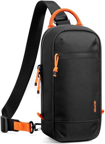 BOPai Crossbody Traveling Bag for Men Chest Sling Shoulder Handbag for Nintendo Switch 2, Protective Travel Chest Carrying Gaming Pouch with 8 Game Cartridges Slots in Saudi Arabia