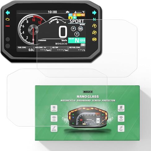Motorcycle Accessories Nano Glass Dashboard Screen Protector Kit for Honda X-ADV/Forza 750 / CB1000R | Neo Sports Cafe 2021+ / XL750 Transalp / CB750 Hornet 2023-2024 (2 x Anti Glare) in Kuwait