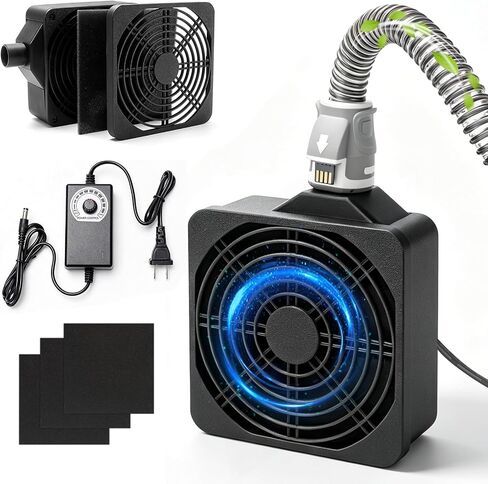 CPAP Hose Dryer for Universal 22mm/15mm Tubing, Quick-Dry CPAP Tube Blower Fan with Adjustable Speed, Powerful Cleaning Supplies Kit for Hoses in Saudi Arabia