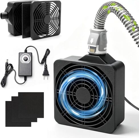 CPAP Hose Dryer for Universal 22mm/15mm Tubing, Quick-Dry CPAP Tube Blower Fan with Adjustable Speed, Powerful Cleaning Supplies Kit for Hoses in Saudi Arabia