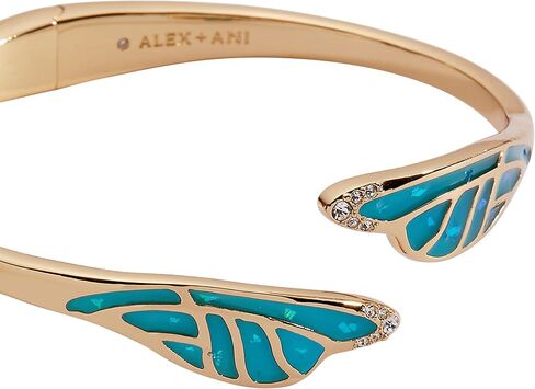 Alex and Ani Fae Wings Bypass Cuff، نحاس ذهبي لامع in Kuwait