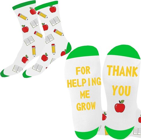 Teacher Gifts for Women - Teacher Appreciation Gifts,End of Year Teachers Christmas Graduation Thank You Teachers Sock in Saudi Arabia