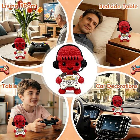 TI-EDC Graduation Game Controller Figurine – Funny Gift for Son, Grandson, Brother or Nephew – Congrats High School, PhD, Master’s Grad – Unique College Keepsake for Him – “Level Complete" in Kuwait