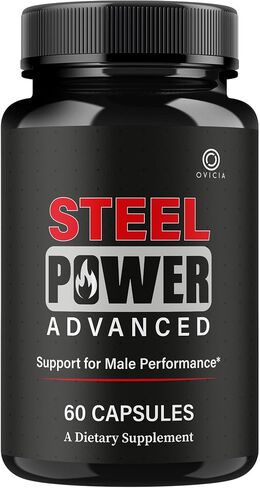 Steel Power - Steel Power Pills All Natural Maximum Strength, Daily SteelPower Capsules Premium Advanced Support Formula for Overall Health & General Wellness, 60 Capsules for 1 Month in Saudi Arabia