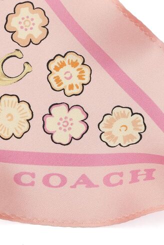 حذاء نسائي من Coach بتصميم شلال شاي وردي من الحرير الماسي in Kuwait
