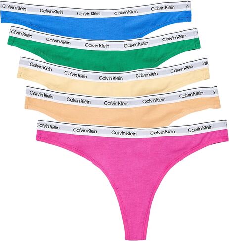 Calvin Klein Women's Icon Logo Thong 5-pack in Saudi Arabia