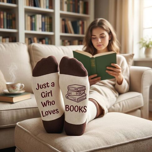 Book Lover Gifts for Women - Reading Birthday Christmas Stocking Stuffers for Daughter Sister Bestie Friend, Book Themed Related Sock Present for Reader Bookworm Librarian in Saudi Arabia
