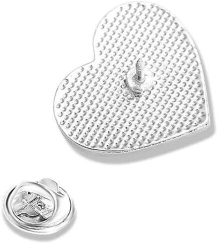 12Pcs Earth Enamel Pin, Protect the Earth Heart Pin, Earth Day Promotional Badge in Saudi Arabia
