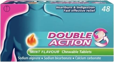 Double Action Mint Flavour - 48 Chewable Tablets in Kuwait