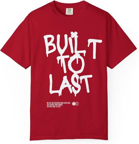 Unisex Garment-Dyed T-Shirt Red in Kuwait
