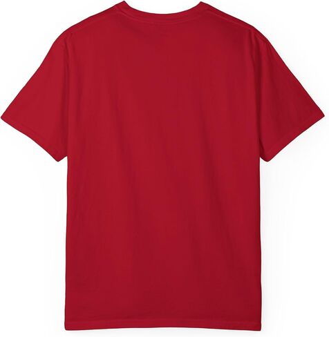 Unisex Garment-Dyed T-Shirt Red in Kuwait
