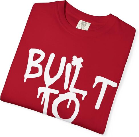 Unisex Garment-Dyed T-Shirt Red in Kuwait